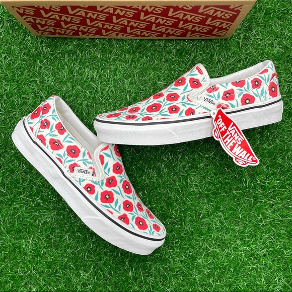 Vans Classic Slip On Flowers True White - Picture 5 of 7